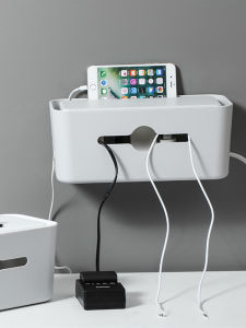 Hộp Đựng Dây Điện Tường Treo Ngăn Xếp Đồ Dùng Sắp Xếp Dây Đế Bàn Làm Việc Nhựa Đài Loan Và Hồng Kông Trung Quốc Đại Lục Phòng Khách