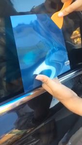 2pc Car Rearview Mirror Rainproof Film Auto Side Window Anti-fog Waterproof Protective Film Car Rearview Mirror Protective Film Pieces Flexible Anti Rain Visor