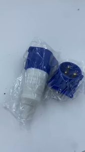 32A 3-Core Industrial Socket And 220V-250V 2P+E Waterproof Industrial Electrical Plug Connector