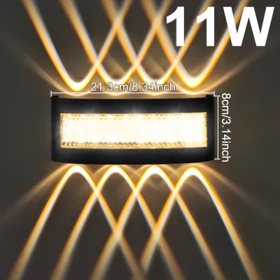 Creative Modern Waterproof LED Lights Outdoor Garden Corridors Living Rooms Bedrooms Up and Down Lighting 85-265V Wall Lights