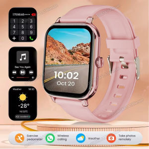 Smart Watch For Android IOS Watches 2.01 HD Display Bluetooth Call Message Alert Music Sport Mode Smartwatch Men Women Gift Hw12