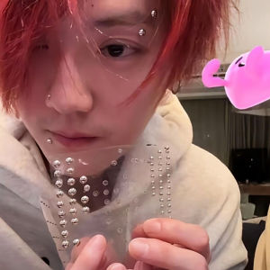 No-Drill Decorative Brow Studs Stickers Lip Studs Nose Studs Music Festival Adhesive Stickers Punk Style Fashion Jewelry