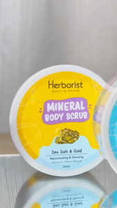 Herborist Mineral Body Scrub 100gr/200gr Mengangkat Sel Kulit Mati & Menjaga Kelembapan Kulit