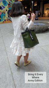 TAS WANITA FASHION / TOTEBAG HAWMAN ARMY WATERPROOF