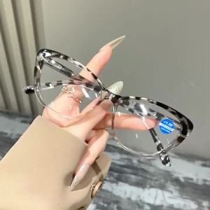 Vintage Cat Eye Reading Glasses Women Men Fashion Anti Radiation Eyeglasses Anti-fatigue Eyewear with Grade 100°-400° HD Lens