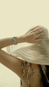 Mirage Jam Tangan Wanita Original Analog Silver ELegant 8814 L  Stainless Anti Karat Tanggal Aktif