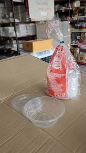 ฝาปิด ชาม PP45 ยี่ห้อ SB ยกลัง 900 ชิ้น ฝาเรียบไม่เจาะรูปิดบรรจุภัณฑ์ 170 mm