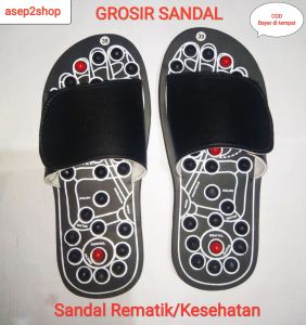 sandal kesehatan/terapi/refleksi/rematik/asam urat/akupuntur