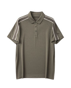 เสื้อยืดคอโปโล Coolmax สำหรับผู้ชาย ฤดูร้อน ระบายอากาศได้ดี ทรงหลวม แขนสั้น ทรงปกติ แฟชั่นธุรกิจ สำหรับเล่นกอล์ฟ