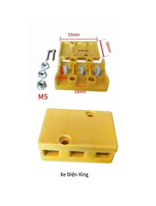 Cầu đấu điện 3-5-6 chân Cầu nối domino dây điện 3 5 6 dây xe điệndụng cho xe máy điện xe đạp điện chống cháy nổphụ tùng phụ kiện điện tử