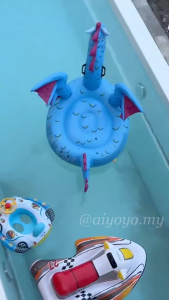 INTEX Inflatable Scooter Wave Rider Ride On Pool Float Swimming Pool Swimming Ring Swimming Float Baby Kids Pelampung Duduk 57520