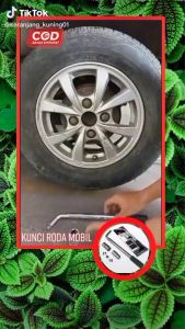 Kunci Roda Mobil Model L Ukuran 19mm & 21mm Lengkap Bisa Panjang Pendek Bahan Kuat MS ACC