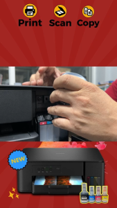 Brother Printer DCP-T230 3-in-1 ( Prin / Copy / Scan) พร้อมหมึกเติม 4 สี