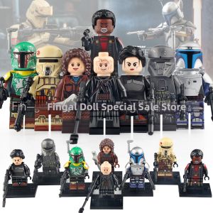 Star Wars Mandalorian Boba Fett Stormtrooper Building Block Figures