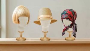 22in Mannequin Head Wig Hat Display Stand Holder Portable Wig Hat Display Stand For Home Salon Hairpieces Styling Head