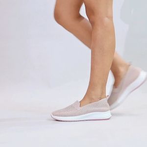 Dr. Kevin Sepatu Olahraga Sport Wanita Sneakers Rajut Slip On 559-013