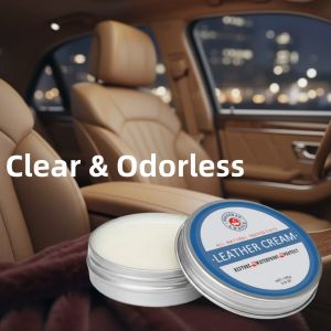 Car Leather Cleaning cream Seat Maintenance Care Oil Leather Restoration Mink Oil Cream Leather Sofa car Interior Polishing