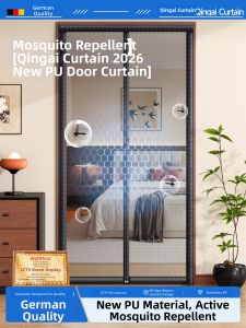 Watthour | Mosquito Repellent Magnetic No-Drill PU Mesh Curtain