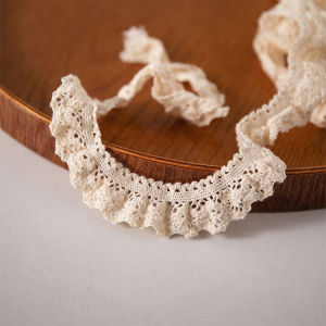 Ruy Băng Ren Cotton Đàn Hồi Thủ Công DIY Viền Răng Cưa Trang Trí Vật Liệu May Vá Chất Liệu May Vá Phụ Kiện Trung Quốc Đại Lục