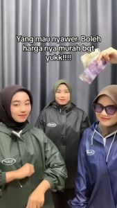 Jas Hujan Dewasa Pria Wanita Tebal dan Kuat