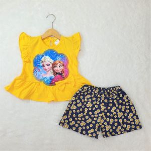 Set Baju Anak Perempuan Setelan Anak Cewek Celana Dan Atasan Anak NN241
