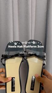 Heels Wanita 3cm Terbaru Model Pita BW07 Sandal