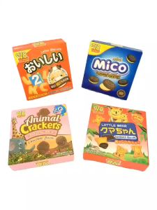 75G Assorted Sandwich Chocolate Biscuit Cream Cookies Butter Cookies HAPPY BOX
