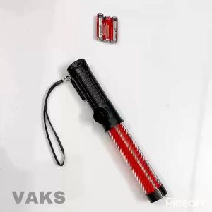 Đèn led nhấp nháy có còi cầm tay màu đỏ dài 30cm A300R