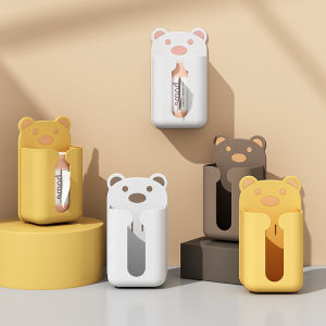 No-Drill Wall-Mounted Paper Towel Storage