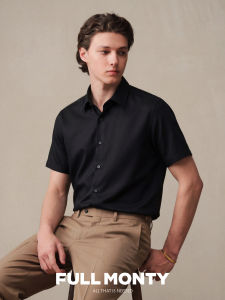 Wrinkle-Resistant Elastic Thin Short Sleeve Shirt