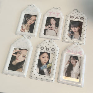 INS Style Cute Card Holder Pendant 3 Inch Photocard Card Sleeve Kpop Idol Card Holder Backpack Accessories Fans Gifts