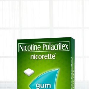 Nicorette Menthol Mint Gum 2 mg 15s : for light smokers quit smoking