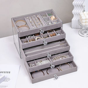 YOUKAMAN | Multilayered Anti-oxidation Velvet Jewelry Box