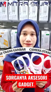 Mitra Sejati Case Transparan Gambar Camera Standing Casing Handphone