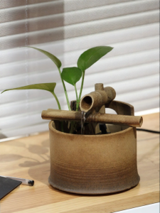 EDONUS | Feng Shui Ceramic Water Fountain Decorations for Office Desk