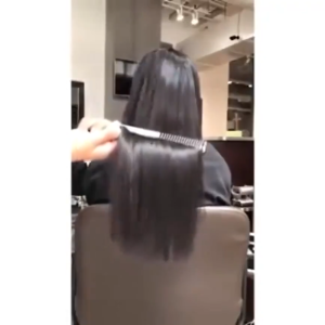 KADAIE Professional Hair Straightener Catokan Rambut Four-gear Temperature Adjustment Ceramic Tourmaline Ionic Flat Iron Hair Straightener for Women Widen Panel