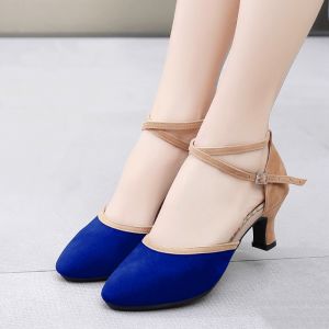 Women Shoes Latin Dance Shoes Modern Girls Ballroom Samba Dancing shoes Ladies 3.5/5.5CM Soft sole Salsa Sandals Dropshipping