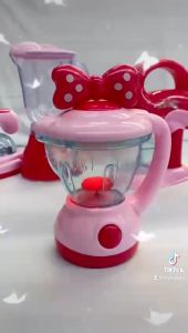 Mini Kitchen Cake Funny Blenders Battery Operated with Light Pretend Play Masak Toys for Girls 16cm MYTOYS