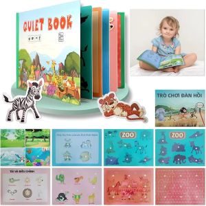 Đồ Chơi Bảng Cảm Giác Montessori Cho Trẻ Nhỏ Trẻ Mới Biết Đi Giúp Phát Triển Trí Tuệ Cho Bé Từ 3-12 Tuổi Sách Hoạt Động Học Tập Yên Tĩnh Quà Tặng