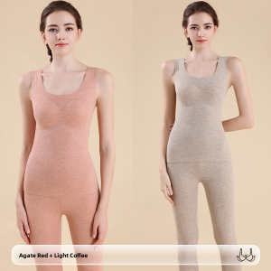 Miiow | Thermal Vest with Built-in Bra and Wide Shoulder Design for Women