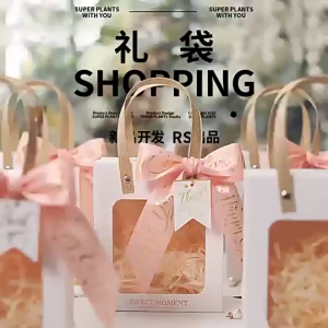 Ready Stock|Window Paper Bag Gift Box|Beg hadiah tingkap hijau|绿色窗口礼品袋|情人节手提袋|生日礼盒袋 Ships Out Fast Order Now!现货速发