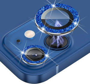 1-3Pcs Glitter Camera Lens Protector For iPhone 14 Plus 17 13 Mini 15 16 11 12 Pro Max Air Bling Shinny Ring Glass Back Lens Cap
