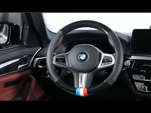 Car Steering Wheel Cover 38CM Carbon Fiber Leather Steering Wheel Cover Auto Interior Decorative Accessories Fits All Hyundai Models