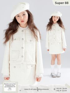MUCMUKN | Glitter Tweed Short Jacket for Girls