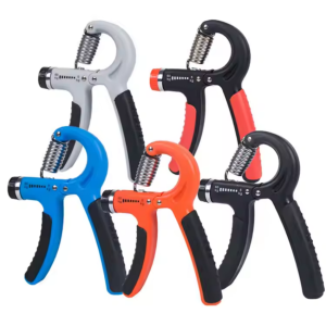 R Shape Grip Strengthener Adjustable Resistance Hand Gripper Spring Finger Trainer For Forearm Muscle Rehabilitation Therapy