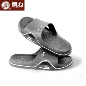 Mens Summer Slippers Indoor Outdoor Wear Resistant Odor Control Anti-Slip Thick Bottom Casual Slip-On Shoes PVC Upper