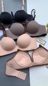 Áo Lót Không Gọng Đệm Bàn Tay Viền Đen Nâng Ngực YiOn Underwear AS16-K92