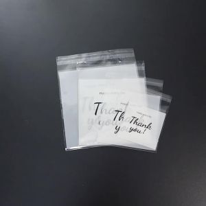 100 Chiếc CẢM ƠN BẠN Túi OPP Tự Dính Bao Bì Nhựa Trong Suốt Dành Cho Quà Tặng Kẹo Bánh Quy Bảo Quản Trang Sức