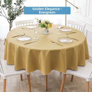WANGSHIHUAYI | Waterproof Heat-resistant Oil-proof Easy-to-clean Tablecloth
