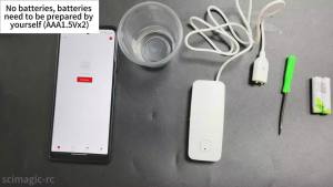 1~5PCS Tuya WiFi Sound Alarm System Flood Leakage Sensor Remote Monitor Overflow Level Detector 80dB